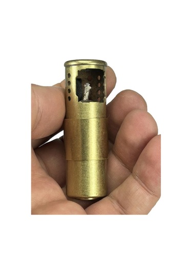 Vintage Benzinli Fişek Görünüm Muhtar Çakmağı Metal