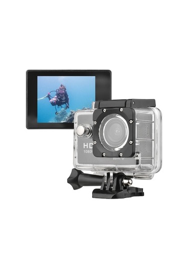 Trendooze Springsun Video Kamera 1080p Aksiyon Kamerası Wifi Spor Kamerası 12mp 150 Geniş Açı Lens 2.0 Gy