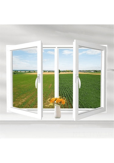 Tenfowee Güvenli Döner Pencere Kilit Kolu, Çinko Alyüminyum, Ev Güvenliği, Kolay Kurulum, Tüm Pencere Tipleri İçin, Beyaz