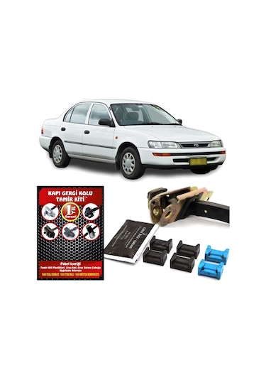 Barrer Toyota Corolla Kapı Gergi (Limitör) Tamir Kiti 1993-1999