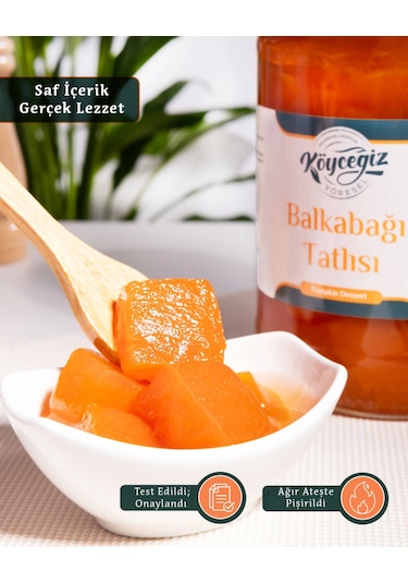 Kb Köyceğiz Yöresel Bal Kabağı Reçeli 800 G Cam Kavanoz