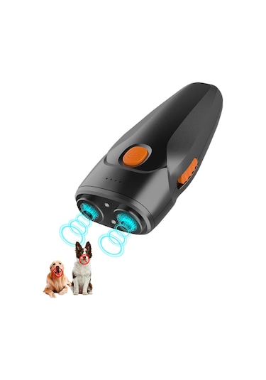 Moveevo Ultra Sonik Led'li Şarjlı Taşınabilir Köpek Havlama Susturucu - İç/dış Mekan