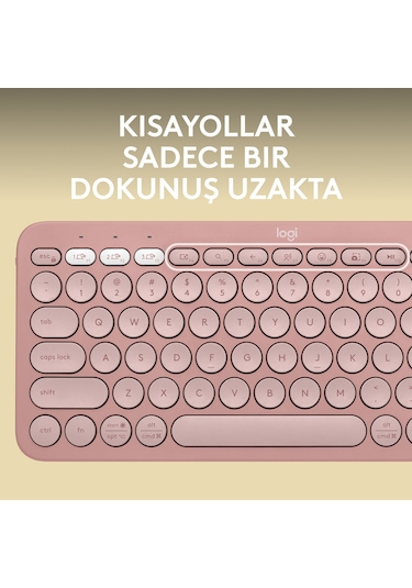 Logitech Pebble Keys 2 K380S Bluetooth Kablosuz Klavye