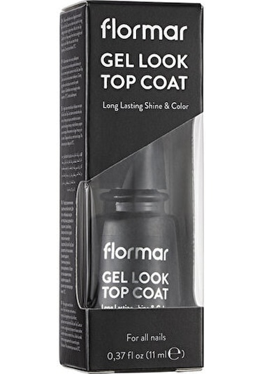 Flormar Gel Look Top Coat Parlak Oje Koruyucu Jel 11 ML