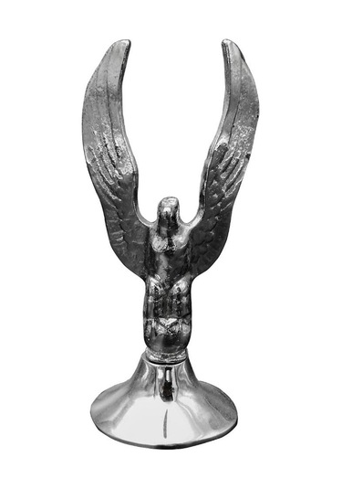 Pimarks Dekoratif Biblo Pirinç Döküm Metalik Kartal Dik Kanatlı