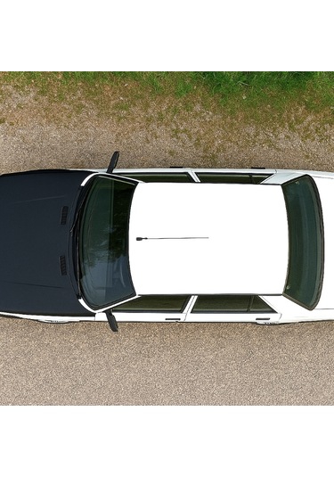 Renault 9 Ön Kaput Koruma Maskesi Siyah Suni Deri Araca Özel Tasarım 1 Adet