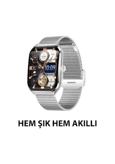 Logia Ultra Thin Edge 48 MM Metal Kordon Akıllı Saat (Distribütör Garantili)
