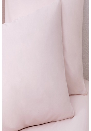 More Home Yastık Kılıfı Kapaklı 2 Adet 50 X 70 Cm  Pudra