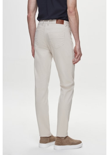 Ds Damat Slim Fit Taş Gabardin Denim Pantolon 4hcc3t404003m Taş