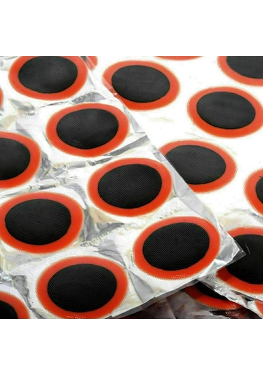 Hsgl Bisiklet Lastik Soğuk Yama Bisiklet Yedek Parça Tamir Kiti 64'lü 20 MM Siyah