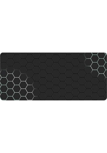 Tongxida 400x1000x3mm Cbtx Kaymaz Kauçuk Petek Desenli Masaüstü Mouse Pad - Stil 1 Stil 1
