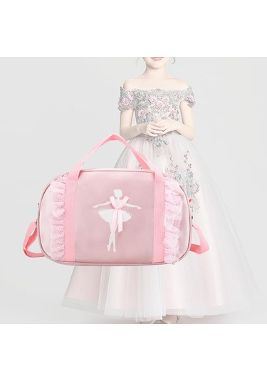 Homyl Bale Dans Çantası Tatlı Tutu Elbise Seyahat Için Çocuk Pembe