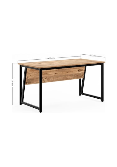 Ms2 Çalışma Masası,ofis Masası - 70x140 Cm - Çam Ms2 - 140 - Çam