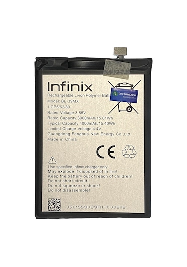 Teknonet İnfinix S5 Pro Uyumlu 4000 Mah Batarya
