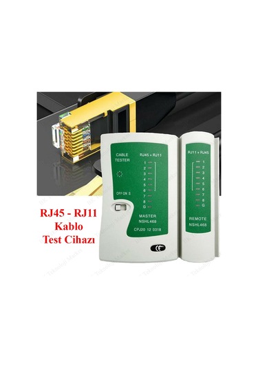 Rj45 Rj11 Cat5/6 Adsl Telefon Network Kablo Test Cihazı
