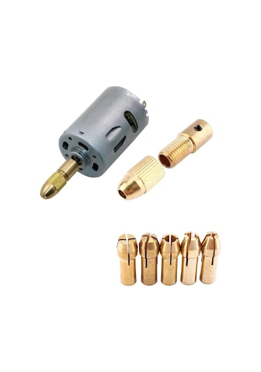 Otomatik Mandrel Motor Mandren Chuck Üniversal Mil Penset Okul