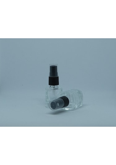 Boş Parfüm ve Kolonya Şişesi 5 ML 3 Adet Boş Cam Siyah Sprey Şişe