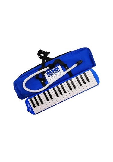 Südor 32 Tuşlu Çantalı Melodika Notalı Mavi