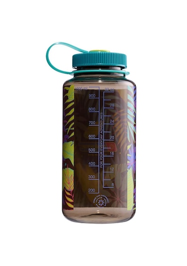Nalgene Wide Mouth 32 Oz Suluk Matara 1 Litre Botanical Ferns