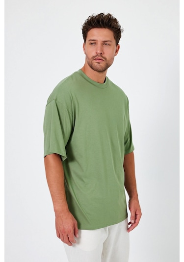 Alexander Gardi Alexandergardı Yırtmaçlı Basic Oversize T-shirt Un-70418 001