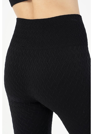 Maraton Active Slimfit Kadın Koşu Siyah Tayt 812093 SiYAH