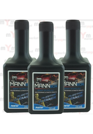 Mannbor İçerikli Enjektör Pompa Temizleyici 250Ml 3Lü