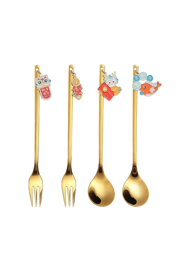 Suntek Magideal Parti Çatal Bıçak Takımı Çin Yeni Yılı Stil-c