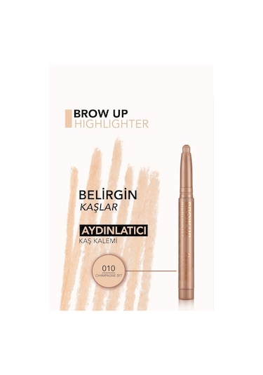 Flormar Brow Up Asansörlü Kalem Aydınlatıcı Seti 010 Champagne