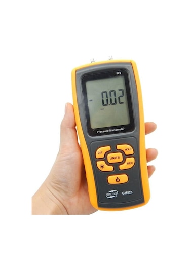 Benetech Gm520 Manometre Fark Basınç  Ölçer