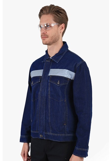 5 Cm Reflektörlü Kot Mont Lacivert