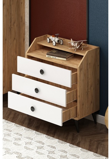 Ronda Şifonyer Atlantik Çam-beyaz Atlantik Çam-beyaz