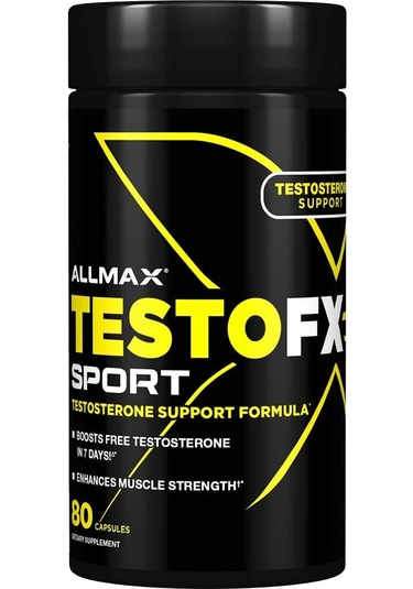 Allmax Testofx Sport Test Booster Tribulus Fenugreek Boron - 80 Caps