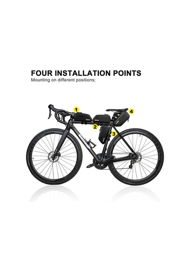 Rhinowalk K32 Bisiklet Ön Tüp Çerçeveli Çanta Su Geçirmez Çok Renkli