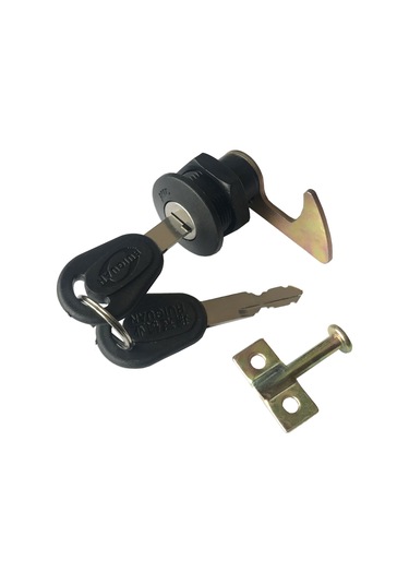 Geeksen Elektrikli Araç, Motosiklet Ve Skuter İçin Çinko Metal Bagaj Kilit - 4 Kanca İle Güvenli Depolama - 115 Gr Ağırlık