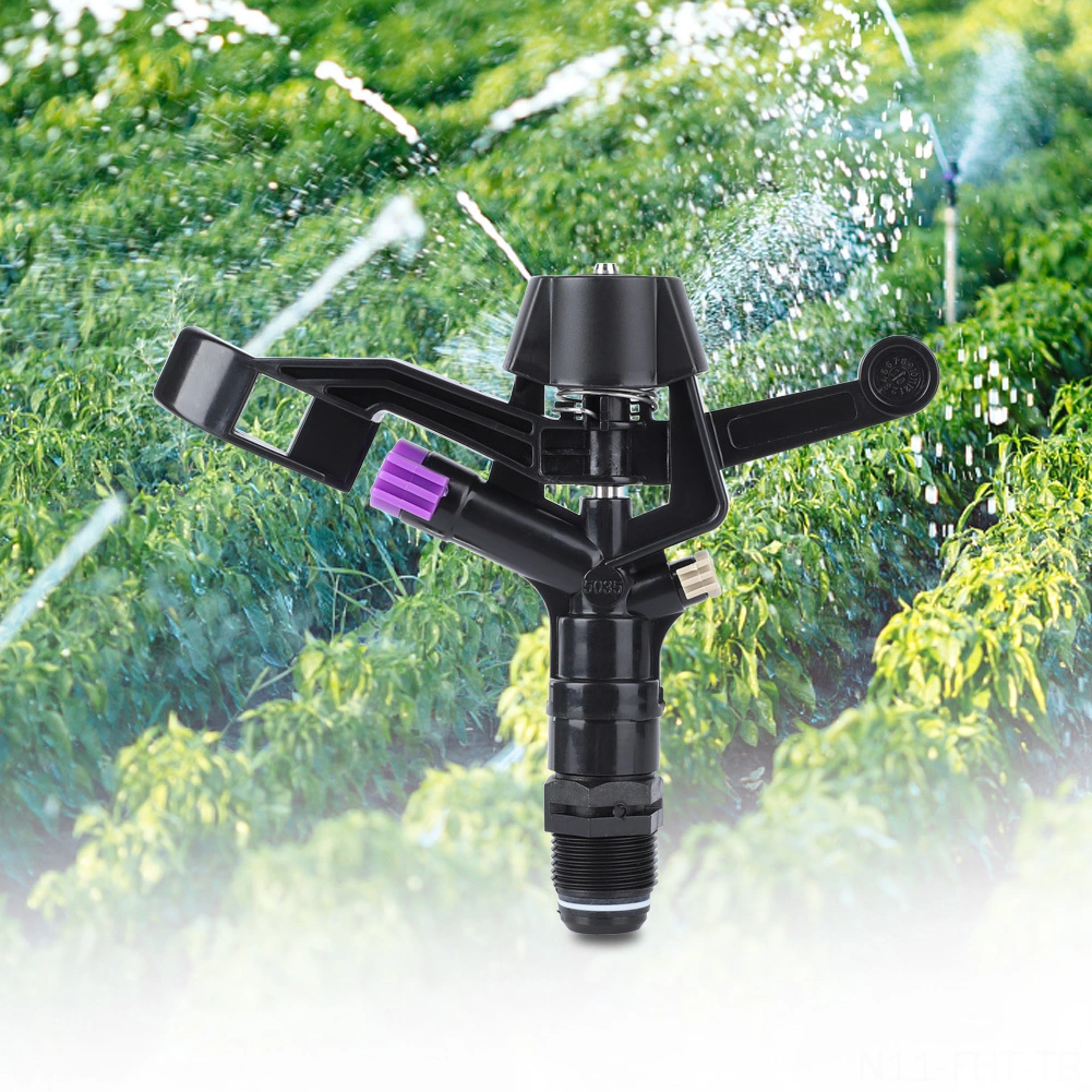 Hangfox Plastik 3/4" Çift Nozzle 360 Derece Ayarlanabilir Sulama Sprinklerı - Bahçe, Çim, Tarla İçin Su Tasarruflu Ve Dayanıklı