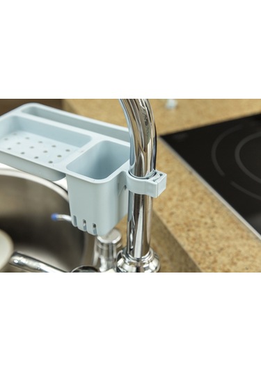 Periboia Musluğa Takılan Sünger Havlu Askısı Sabun Hazneli Mutfak Diğer