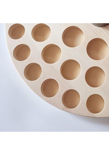 Suntek Uçucu Yağ Ekran Depolama Düzenleyici Raf Ahşap-49-yuva Ahşap 49 Yuva