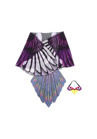 1 Set Çocuk Kostümü Kartal Kanat Cadılar Bayramı Erkek Kız Giydirme Kanat Cadılar Bayramı Partisi Ikramlığı