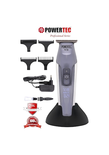 powertec tr 758 profesyonel sac ve sakal kesme makinesi 1425914