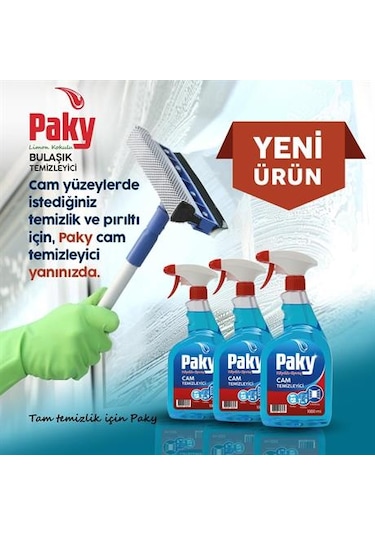 Paky Cam Temizlik Köpüğü Trigger Sprey 2 x 1 L