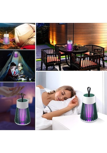 İç Ve Dış Mekanlar İçin Şarjlı Sinek Öldürücü Sivrisinek Kovucu,u