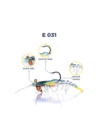 Caretta Sakura Shrımp 6,5g 76mm E 031