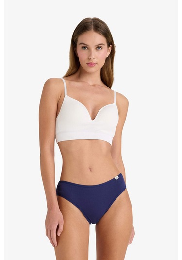 Defacto Ribana 3lü Brief Külot-fall İn Love D6404ax25aube572 Mavi