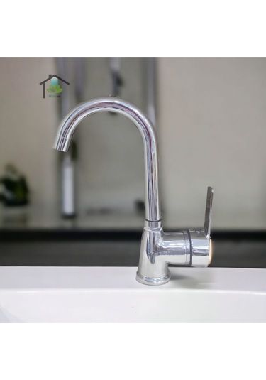 Mintev Krom Şık Baston Borulu Mutfak Eviye Bataryası Yerli Üretim Krom