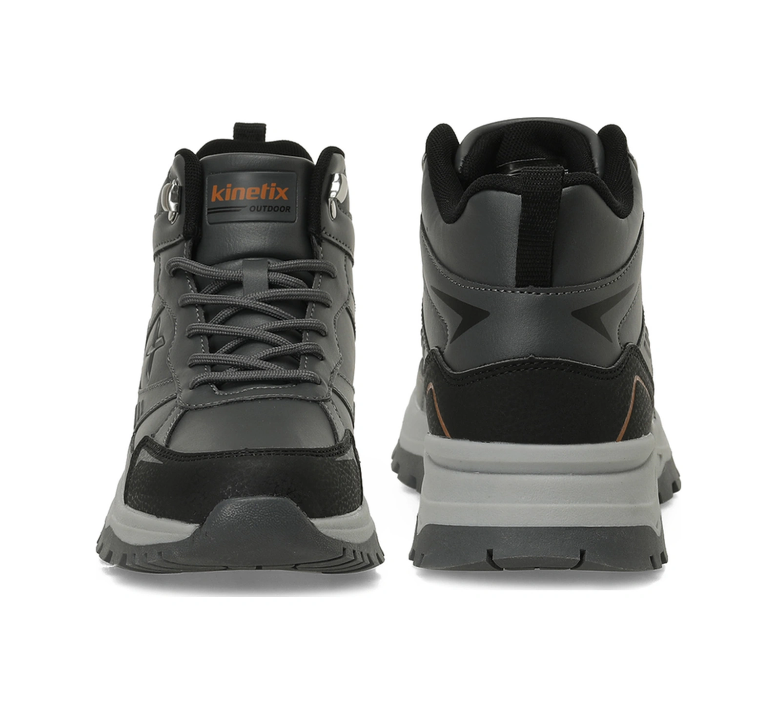 Kinetix Stout Pu Hı 5pr Gri Unisex Outdoor Bot Gri-sıyah