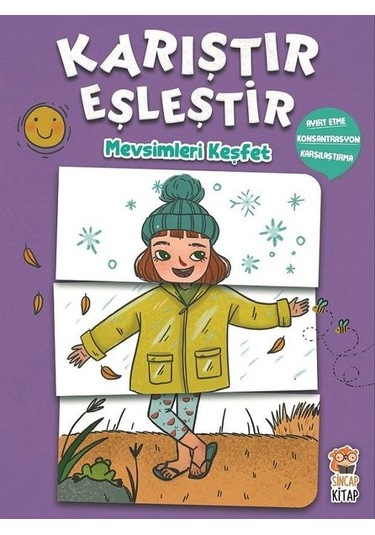 Mevsimleri Keşfet-Karıştır Eşleştir - M. Sacide Kafalı - Sincap Kitap