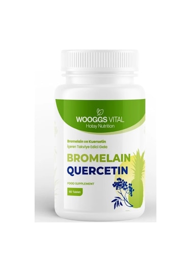 Wooggs Vital Bromelain Ve Kuersetin 60 Tablet