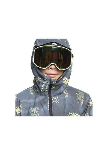Quıksılver Quiksilver Mission Printed Youth Erkek Çocuk Snowboard Montu Sna Gri