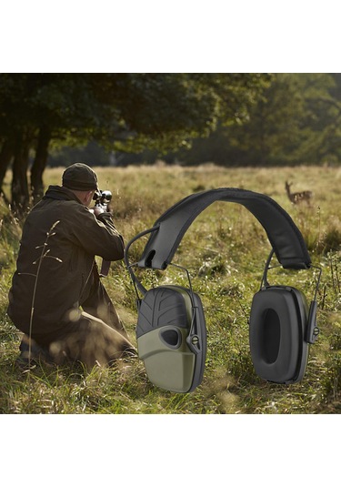 Dolıty Kulaklıklar Katlanır İnşaat İşitme Koruması Yeşil