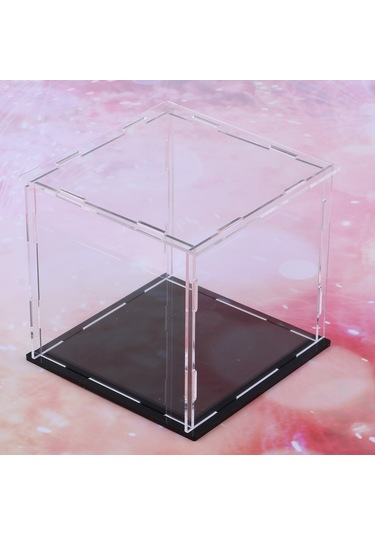 Dolıty Akrilik Oyuncak Teşhir Vitrini Toz Geçirmez Süs Koruma